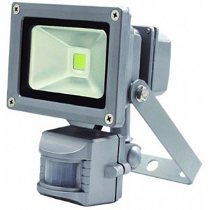 Светодиодный прожектор (LED) FLOOD LIGHT 10W с датчиком движения 6000К IP65